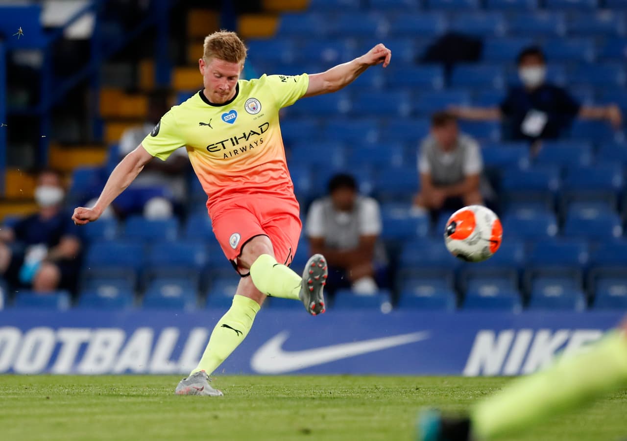 Kevin de Bruyne, mediocampista del Manchester City.