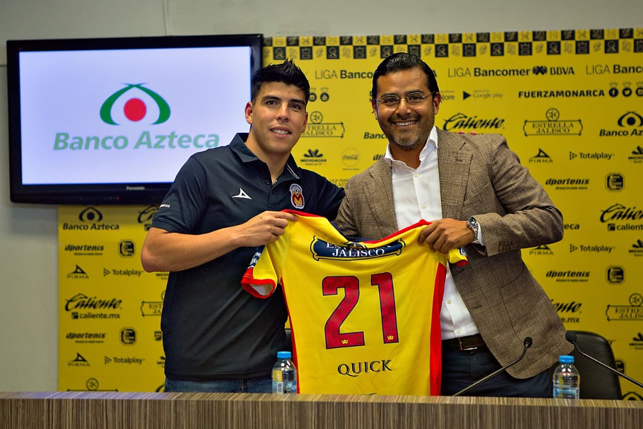 Luis Ángel Mendoza (foto) y Jose Martínez se vistieron con los colores de Monarcas Morelia al ser presentados como nuevos refuerzos del equipo con miras al Apertura 2019 de la Liga MX.