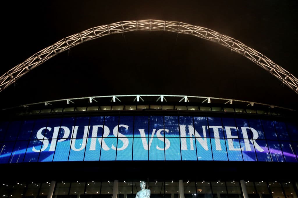 En partido del Grupo B de la UEFA Champions League Wembley Stadium recibía al Tottenham Hotspur ante Inter de Milán, un duelo de alto voltaje, atractivo y con dos clubes de tradición.