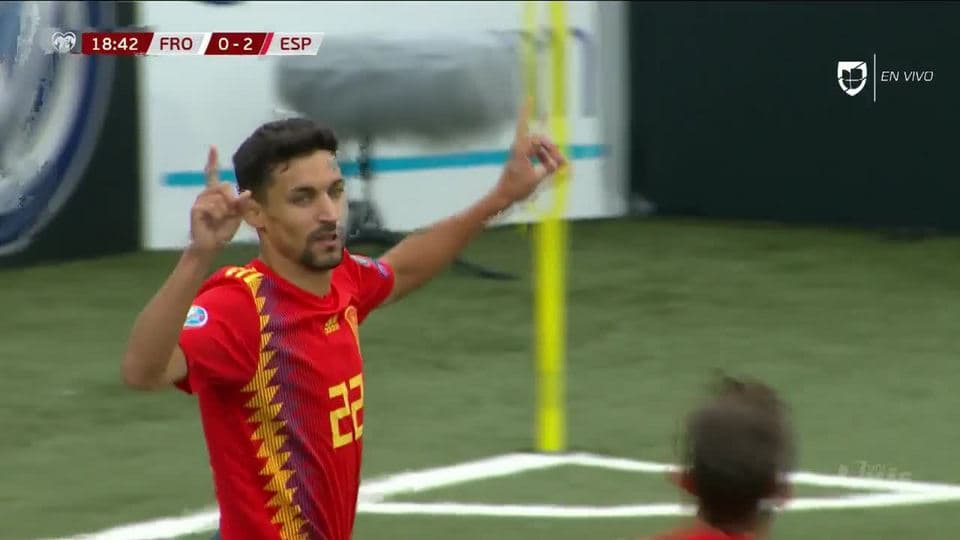 ¡GOOOL! Jesús Navas anota para Spain