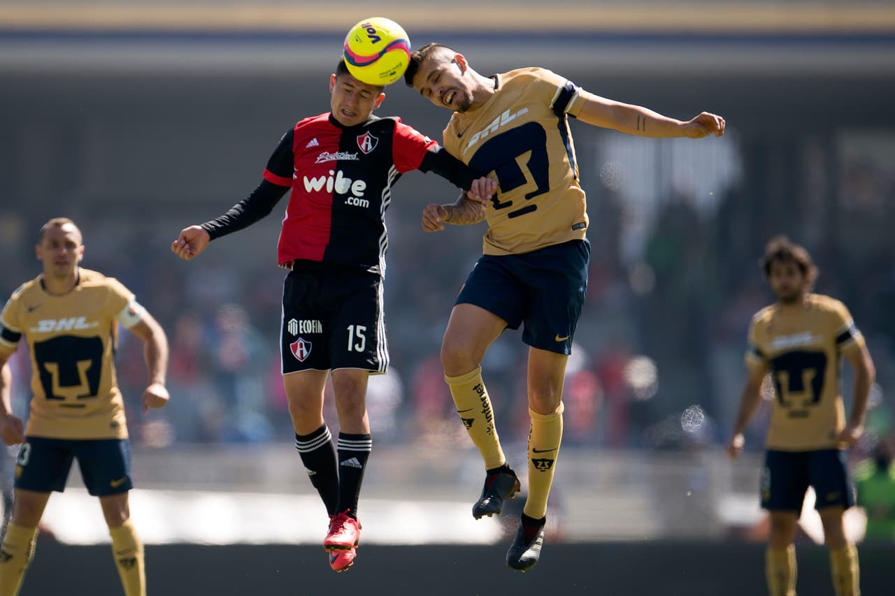 Atlas buscó una reacción, pero no tuvo claridad contra un Pumas que supo verse superior en la defensa y contundente en el ataque.