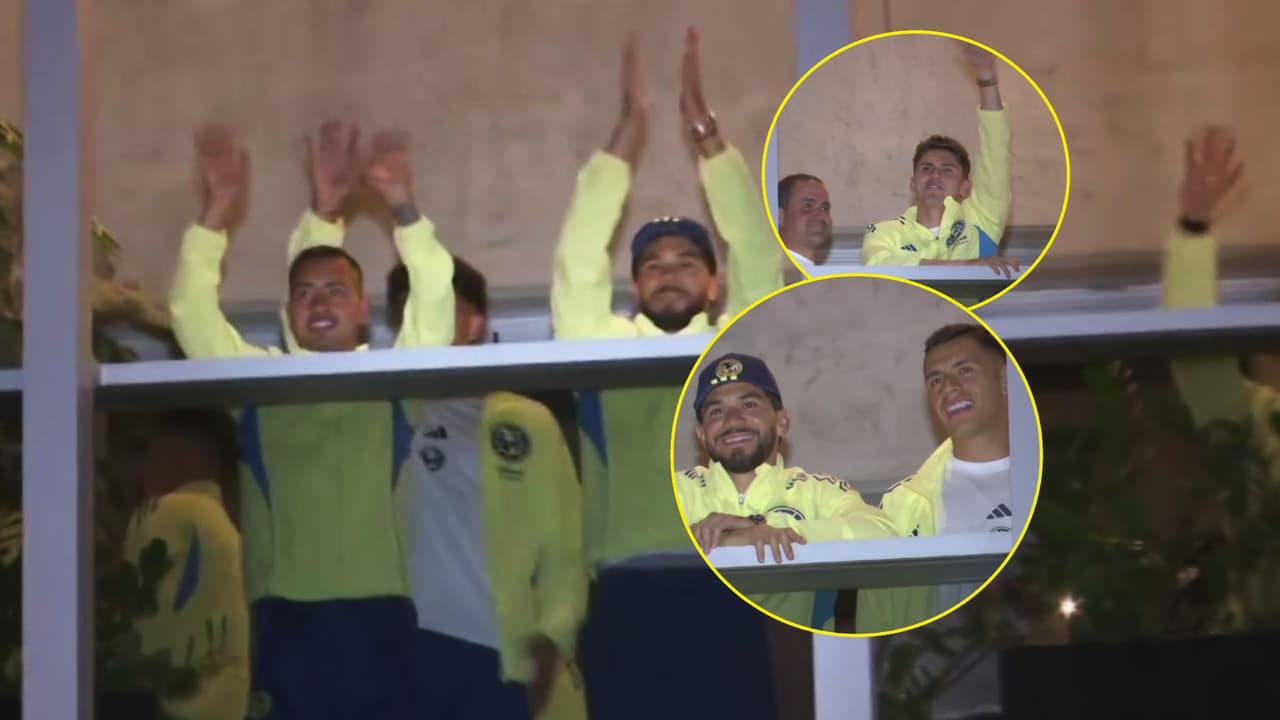 Así agradecen jugadores la serenata al América hacia el Clásico