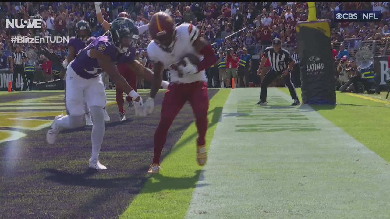 ¡Se empata el partido en Baltimore! TD de Washington