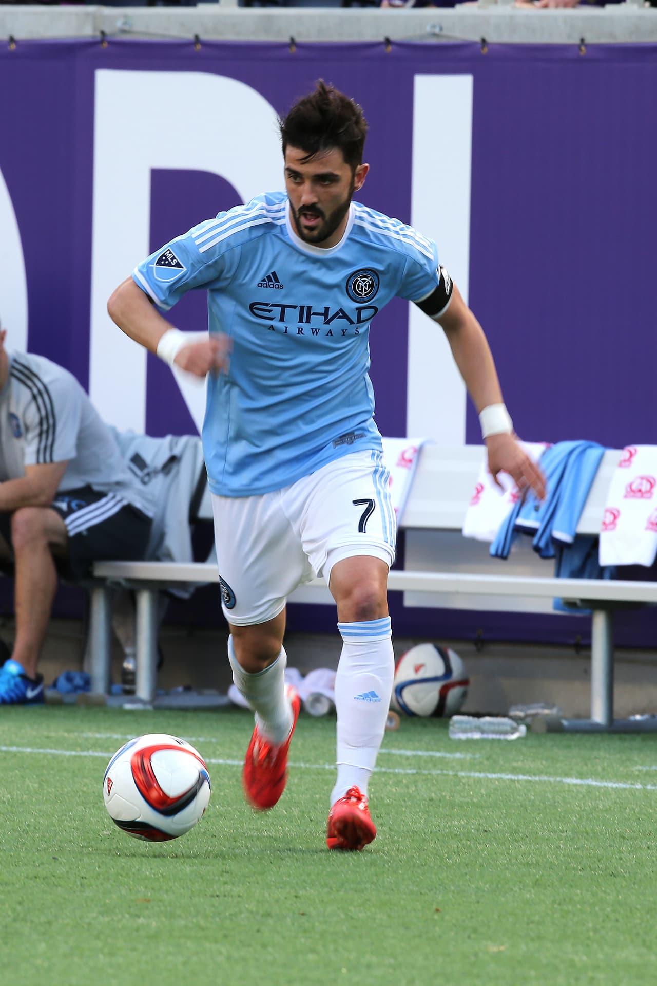 David Villa - aunque su historia en New York City F.C. ha sido brillante, el inicio no fue con bombos y platillos. El 'Guaje' jugó los 90 minutos ante Orlando City S.C., pero su equipo no pasó del empate por 1-1.