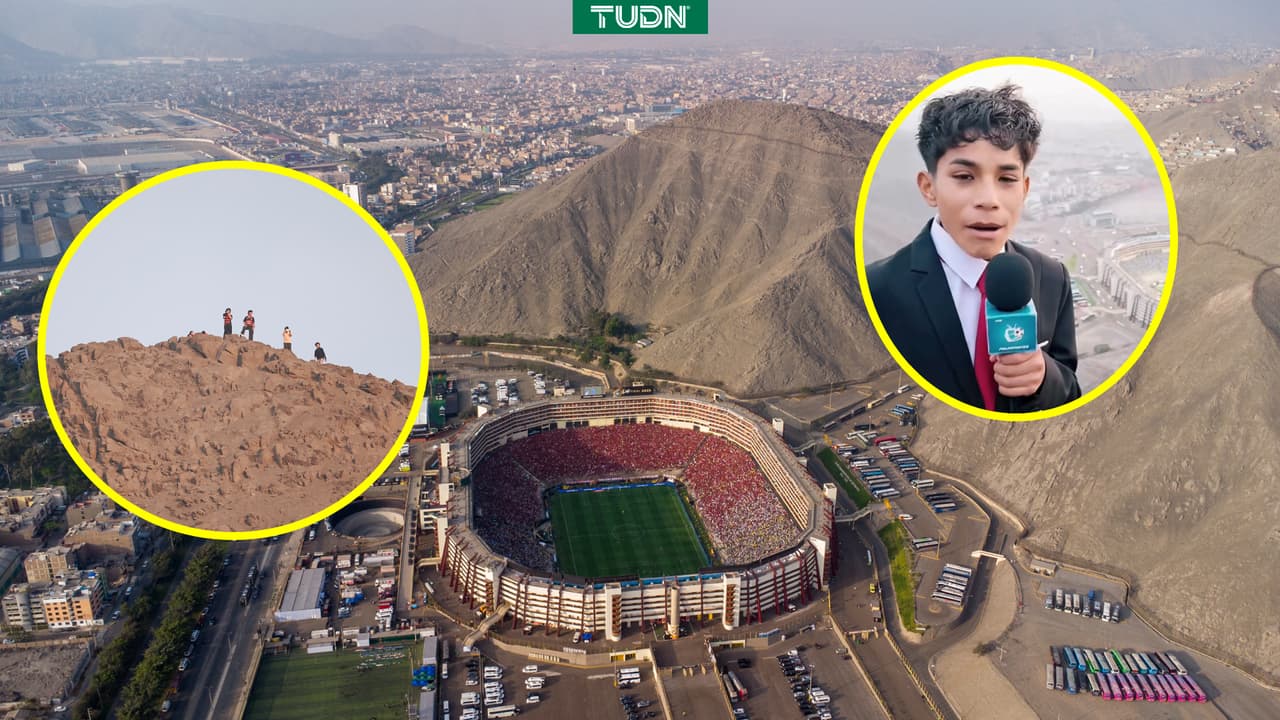 Joven reportero relata final de Copa Libertadores desde las alturas en Perú