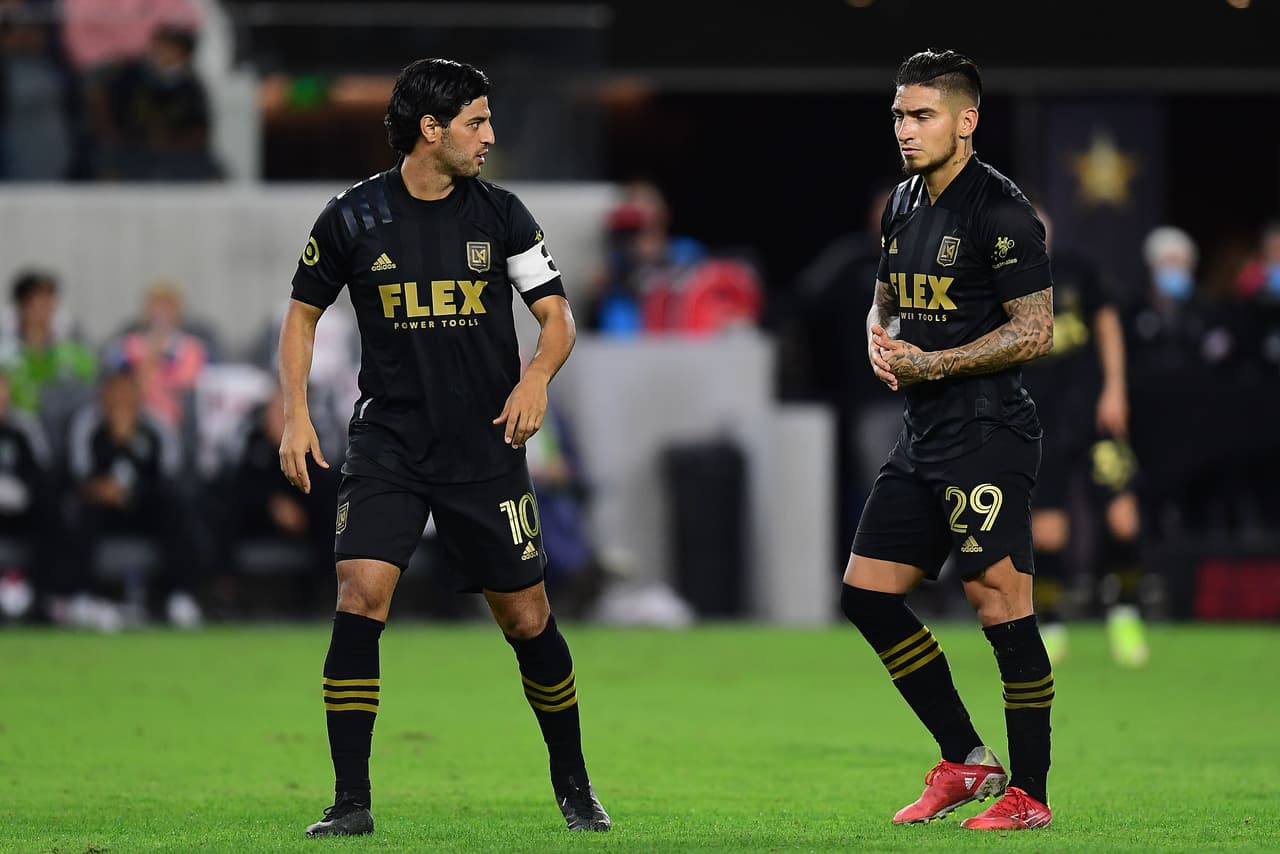 Carlos Vela y Cristian Arango, los dos máximos argumentos ofensivos de LAFC en 2022.