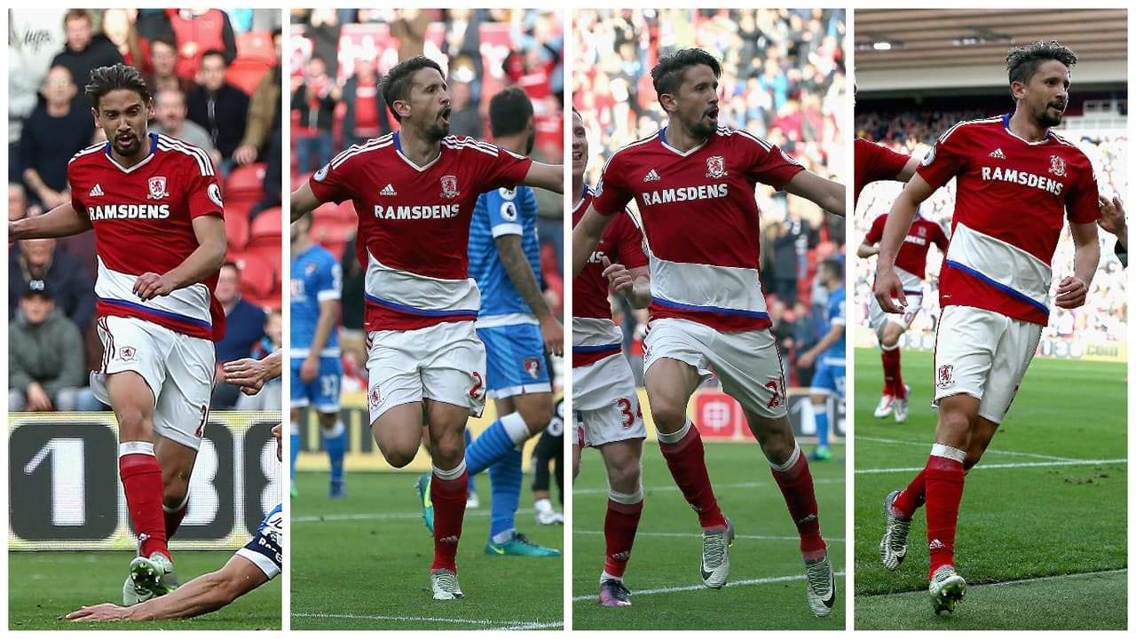 Ramírez ha participado en casi todos los goles del Middlesbrough.