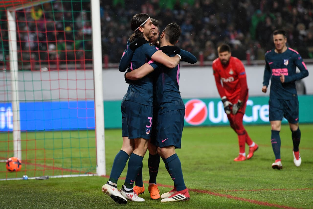 Así fue como pronto llegó, al minuto 2 del segundo tiempo, el tanto de Saul Niguez para poner el 1-2 para Atlético de Madrid.