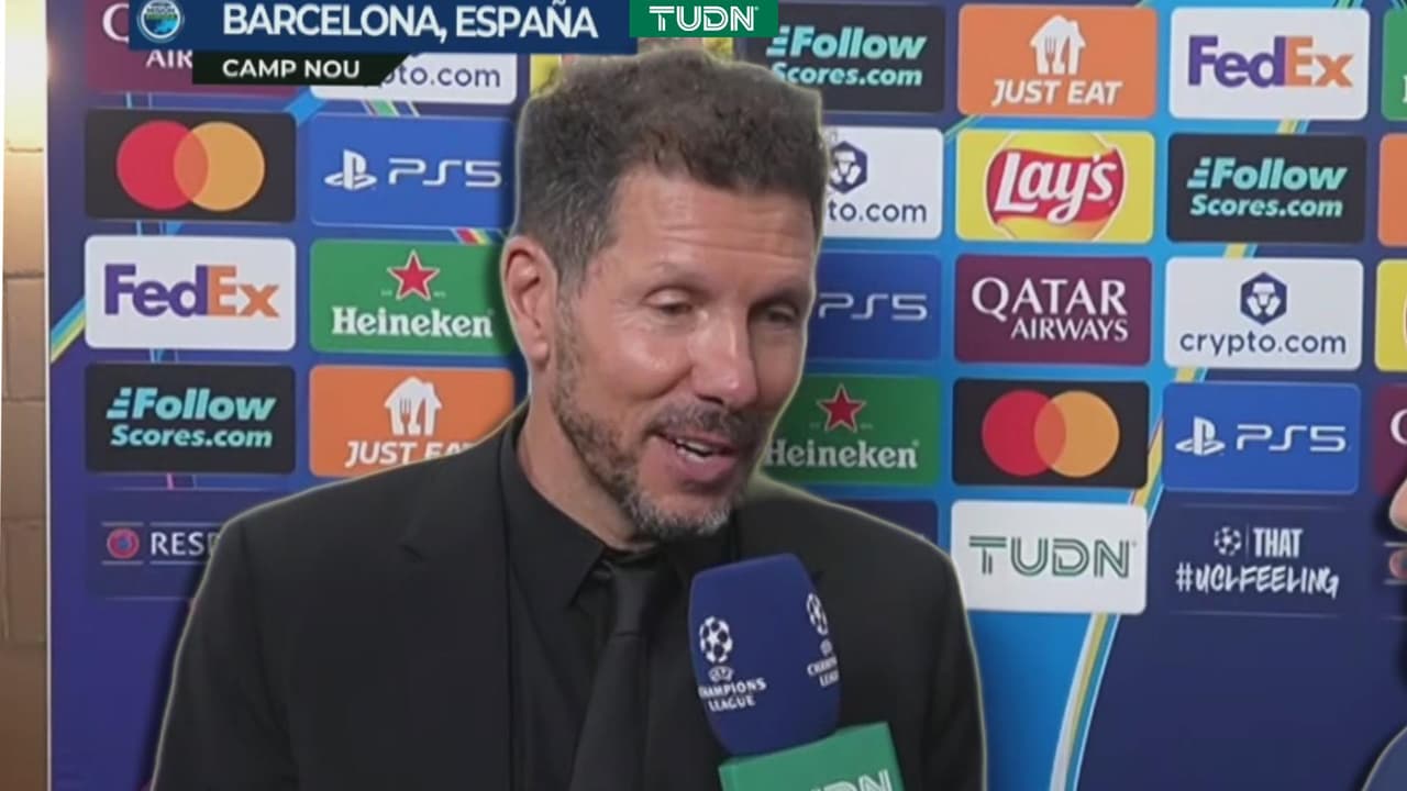 Contundente ‘Cholo’ Simeone tras vencer al Barcelona en Camp Nou