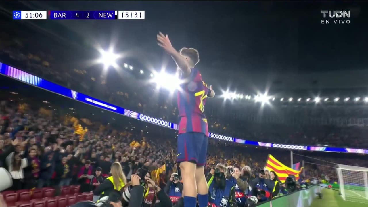 ¡Golazo colectivo! En tres toques el Barcelona pone el 4-2