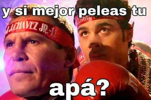 Los memes noquean a Chávez Jr