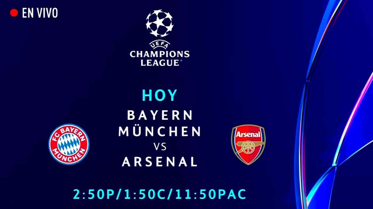 Bayern München vs. Arsenal en la Champions League: ¿cuándo y dónde ver en vivo?