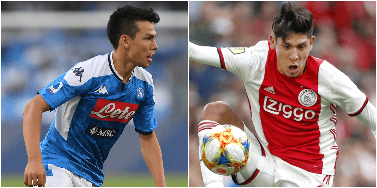 Chucky Lozano y Edson Álvarez van de titulares en Champions