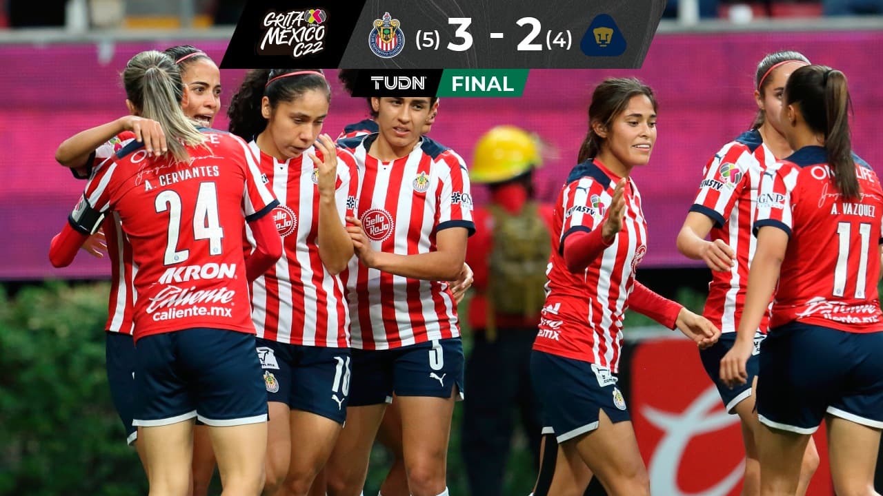 Chivas elimina a Pumas y avanza a Semifinal de Liga MX Femenil