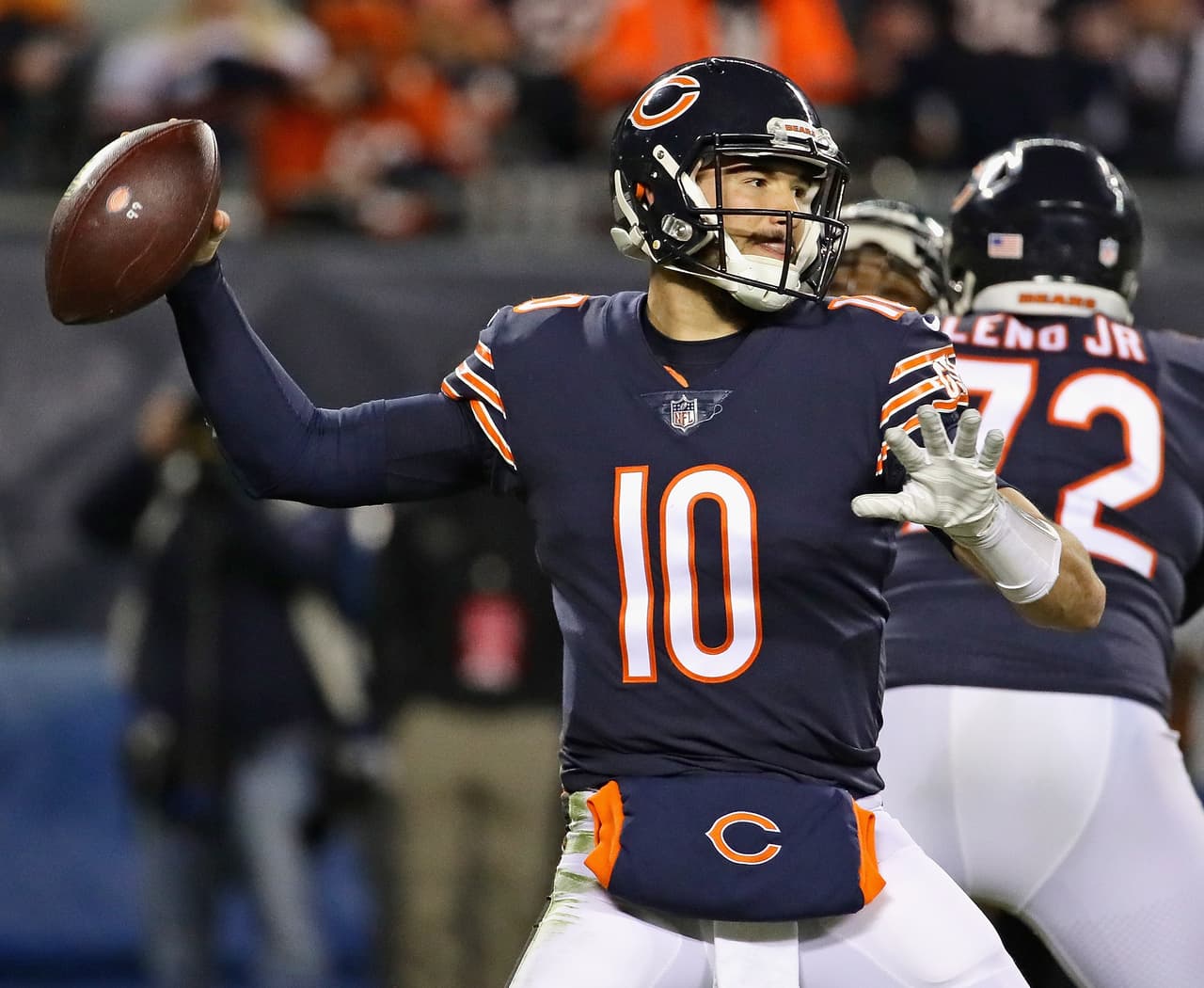 El pasador de los Chicago Bears, Mitchell Trubisky, tendrá 2019 como el año para probar su potencial