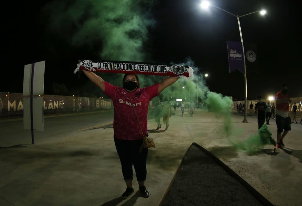 Así recibió el Kraken de Mazatlán a los aficionados cañoneros.
