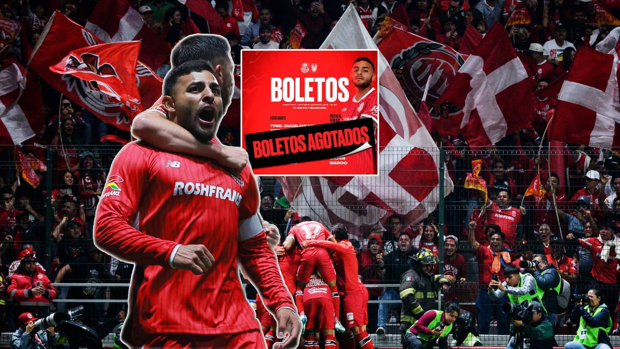 Boletos para el Toluca vs. Tigres de Semifinales se agotaron en minutos