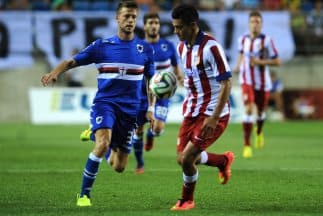 Raúl Jiménez tuvo un buen debut con el Atlético.