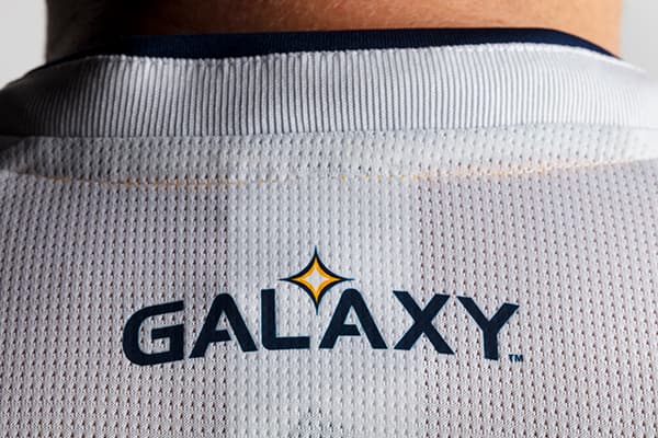 2018 Season: 2018 LA Galaxy Primary Jersey in detail on January 6, 2018. Photo by Robert Mora/LA Galaxy. --- www.LAGalaxy.com --- @LAGALAXY