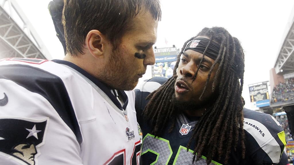 <b>Richard Sherman retó a Tom Brady</b>
<br>4.- “U mad bro?”, fue lo que le dijo Sherman a Brady durante un partido de la temporada regular en 2012.