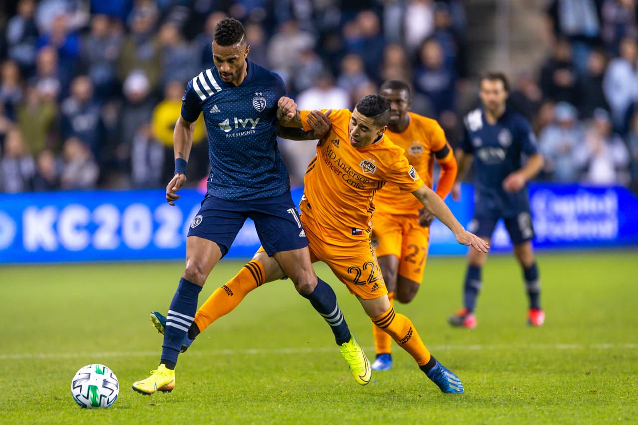 Sporting Kansas City gana, gusta y golea. El israelí Gadi Kinda marcó un gol en el triunfo 4-0 sobre Houston Dynamo.