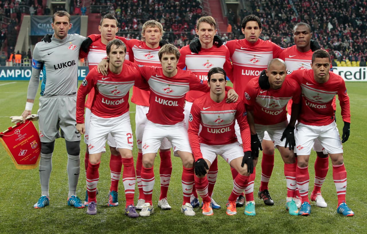 6. Spartak Moscu (Rusia): 90 goles en 74 partidos de Champions League.