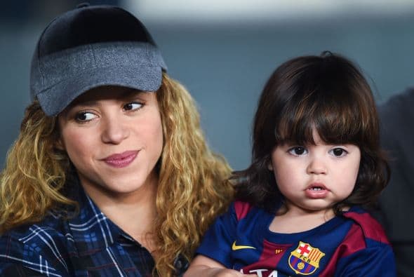 Shakira y Milan fueron al Camp Nou para ver jugar a papá Piqué contra el Eibar y, ¿por qué no? Ver si Messi rompía el récord de más goles en la historia de la Liga.