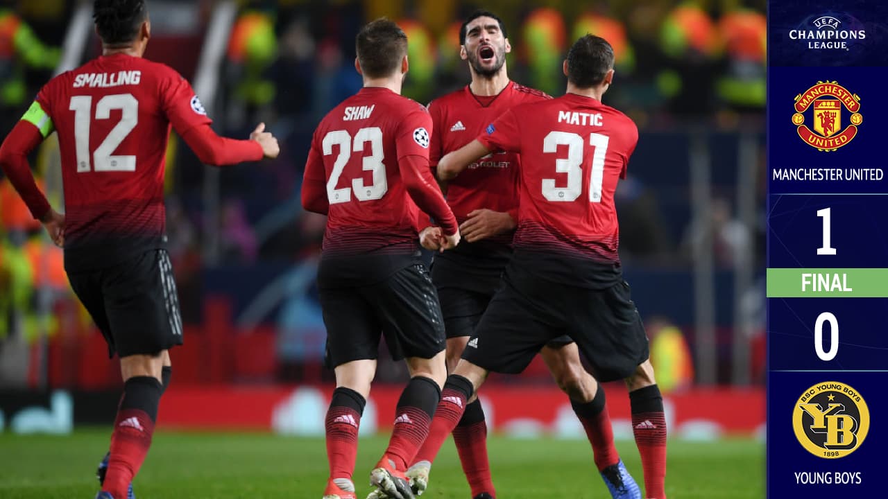 Manchester United le ganó de milagro al Young Boys y aseguró su pase a Octavos