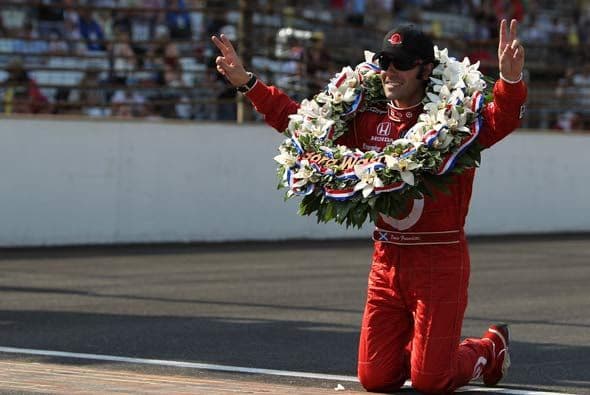 Franchitti entró al selecto grupo de pilotos con más de una victoria en la Indy 500.