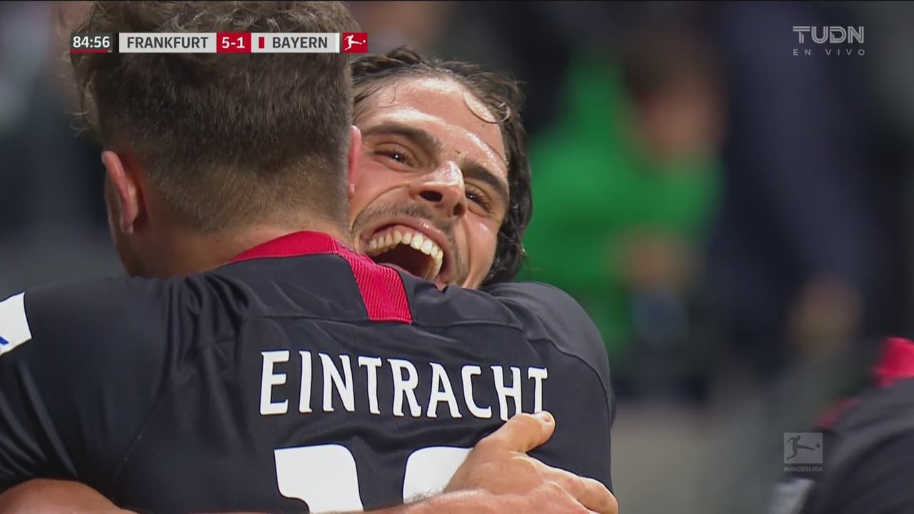 ¡Manita del Eintracht! Paciência aumenta la goleada ante el Bayern