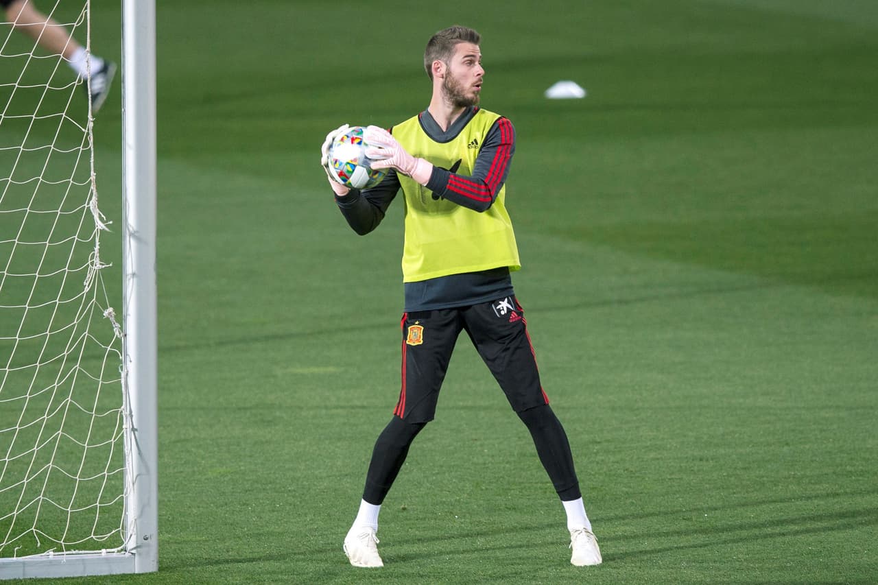 <b>David De Gea </b>ya se unió a la selección de España desde el Manchester United.
