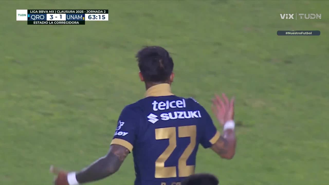 ¡Rugen los Pumas! Golazo de Ergas para acercar a los felinos
