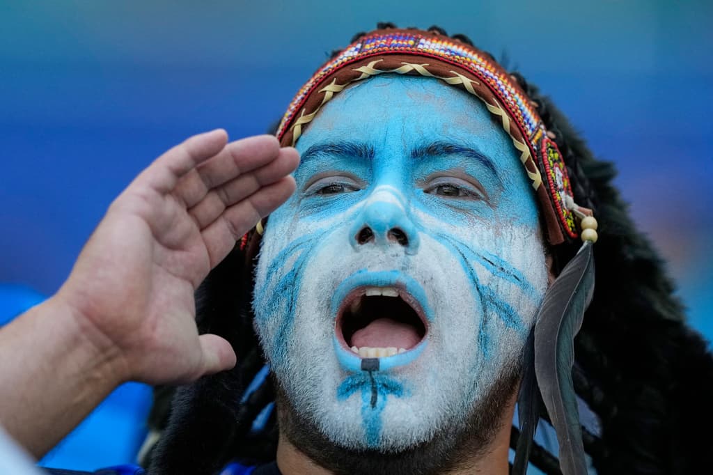 Las mejores imágenes del partido de Uruguay contra Cabo Verde en la Copa Mundial