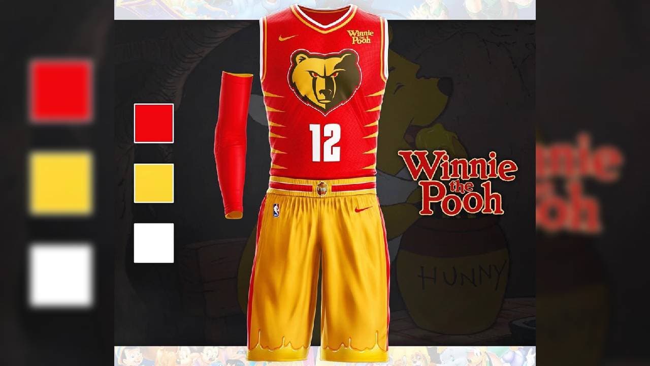¡Como anillo al dedo! 'Winnie the Pooh' o 'Winnie Pooh' para los Memphis Grizzlies.
