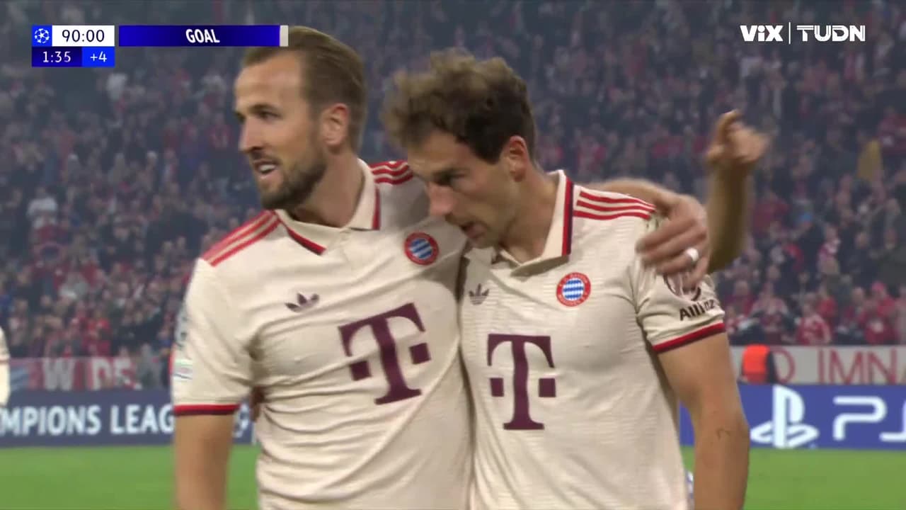 ¡No hay noveno malo! Goretzka se suma a la goliza del Bayern sobre el Dinamo