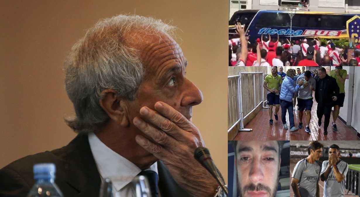Presidente de River Plate ‘justifica’ agresión al autobús de Boca: “Los jugadores hicieron gestos”