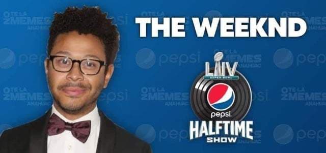 The Weeknd no se salva de los memes y las redes sociales se saturan con burlas hacia el artista canadiense.