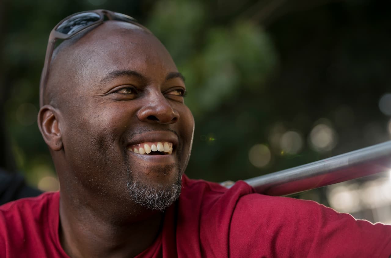Desde muy temprano Rice tomó su lugar en un transporte especial donde se promocionaba los partidos de baloncesto.