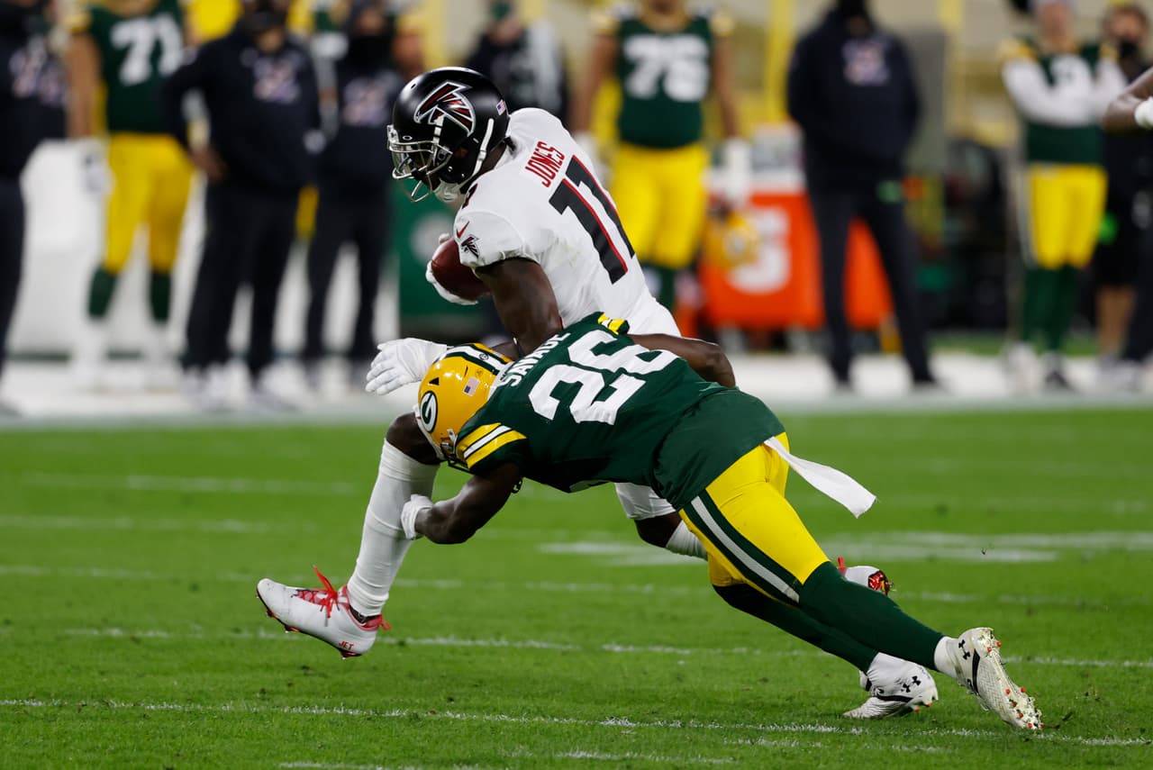 Aaron Rodgers conecta de maravilla con Robert Tonyan y vencen 16 -30 a los Atlanta Falcons.