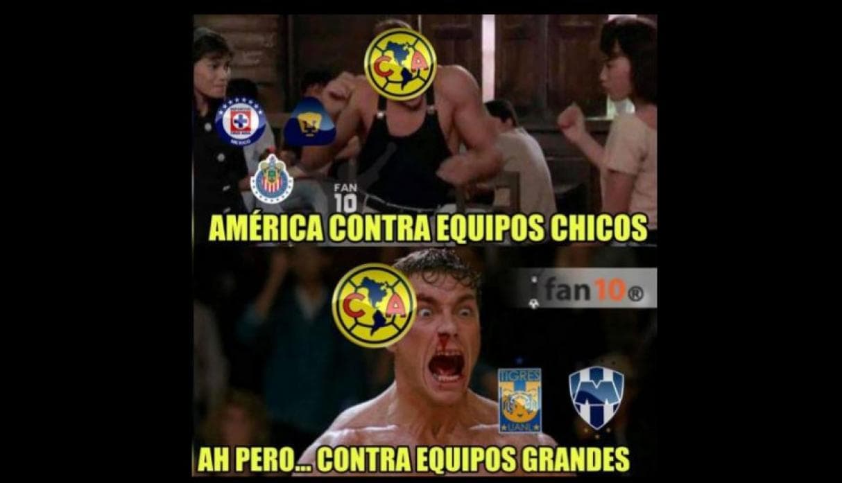 Cruz Azul, América y Pumas fueron las víctimas preferidas en las redes sociales tras la Jornada 15 del fútbol mexicano.