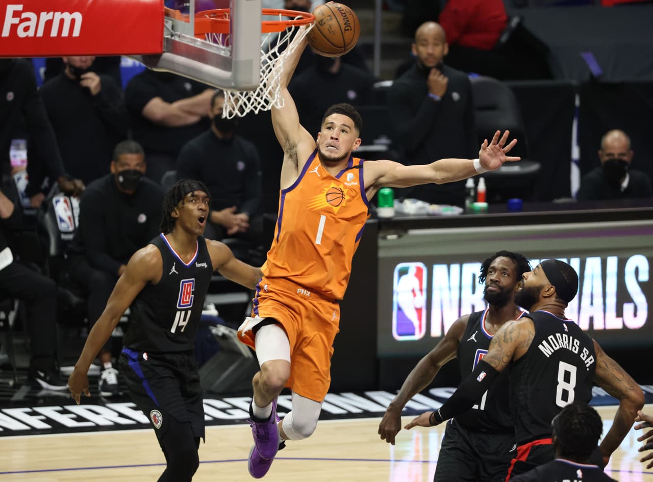 Este 30 de junio los Suns volvieron a enfrentar a Los Ángeles Clippers buscando su cuarto triunfo en la final de Conferencia Oeste. 
<br>