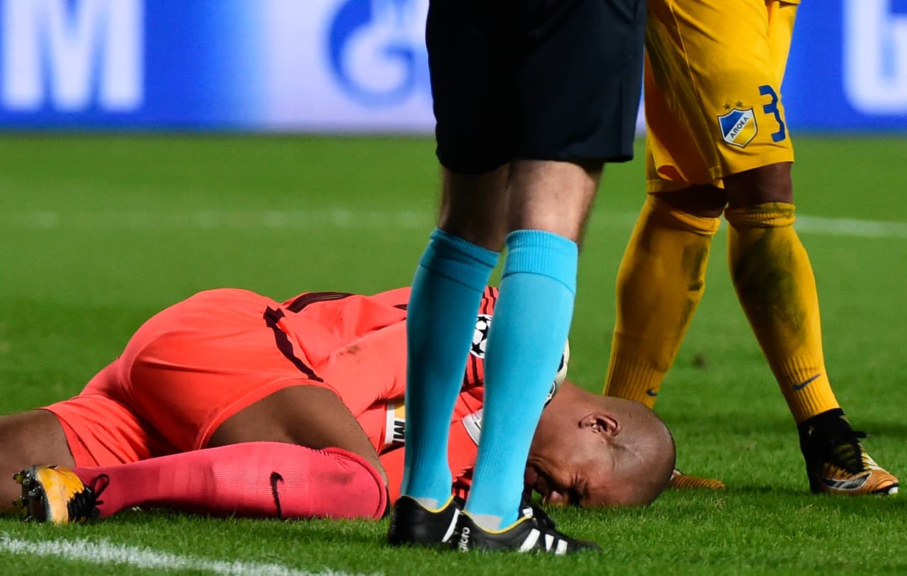 Las muestras de dolor fueron evidentes y allí se le presentó la oportunidad del debut a Gudiño.