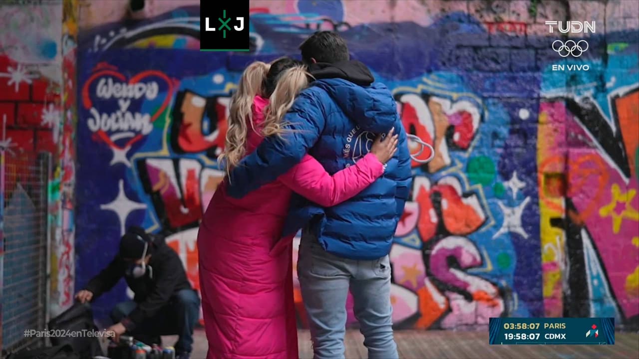 Un Amor VieJJOO en París | Wendy y Julián sellan su amor con grafiti 