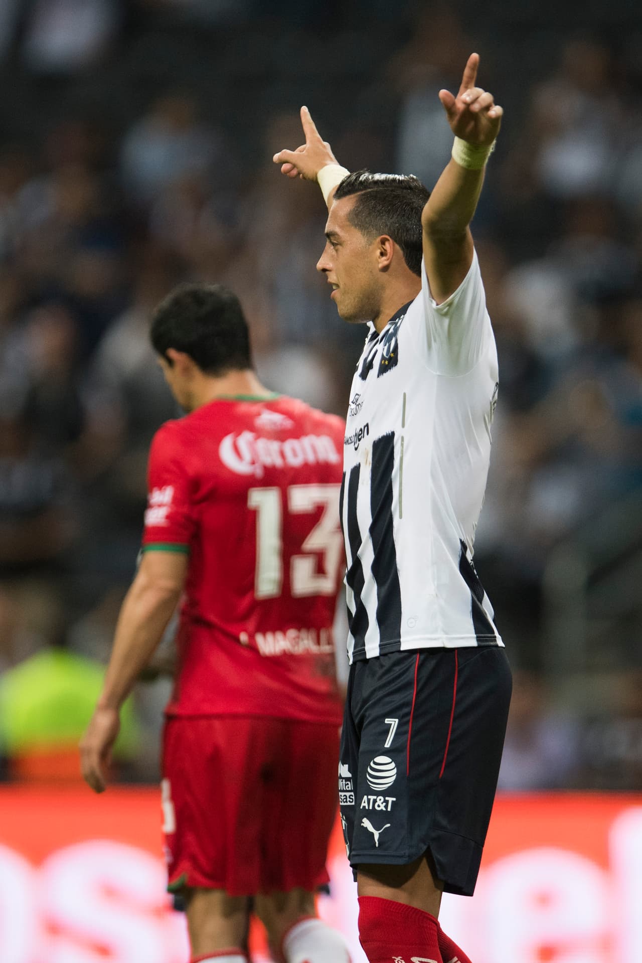Rogelio Funes Mori es el quinto y último argentino de la lista. Sus cinco goles con Rayados lo colocan en la posición 17.