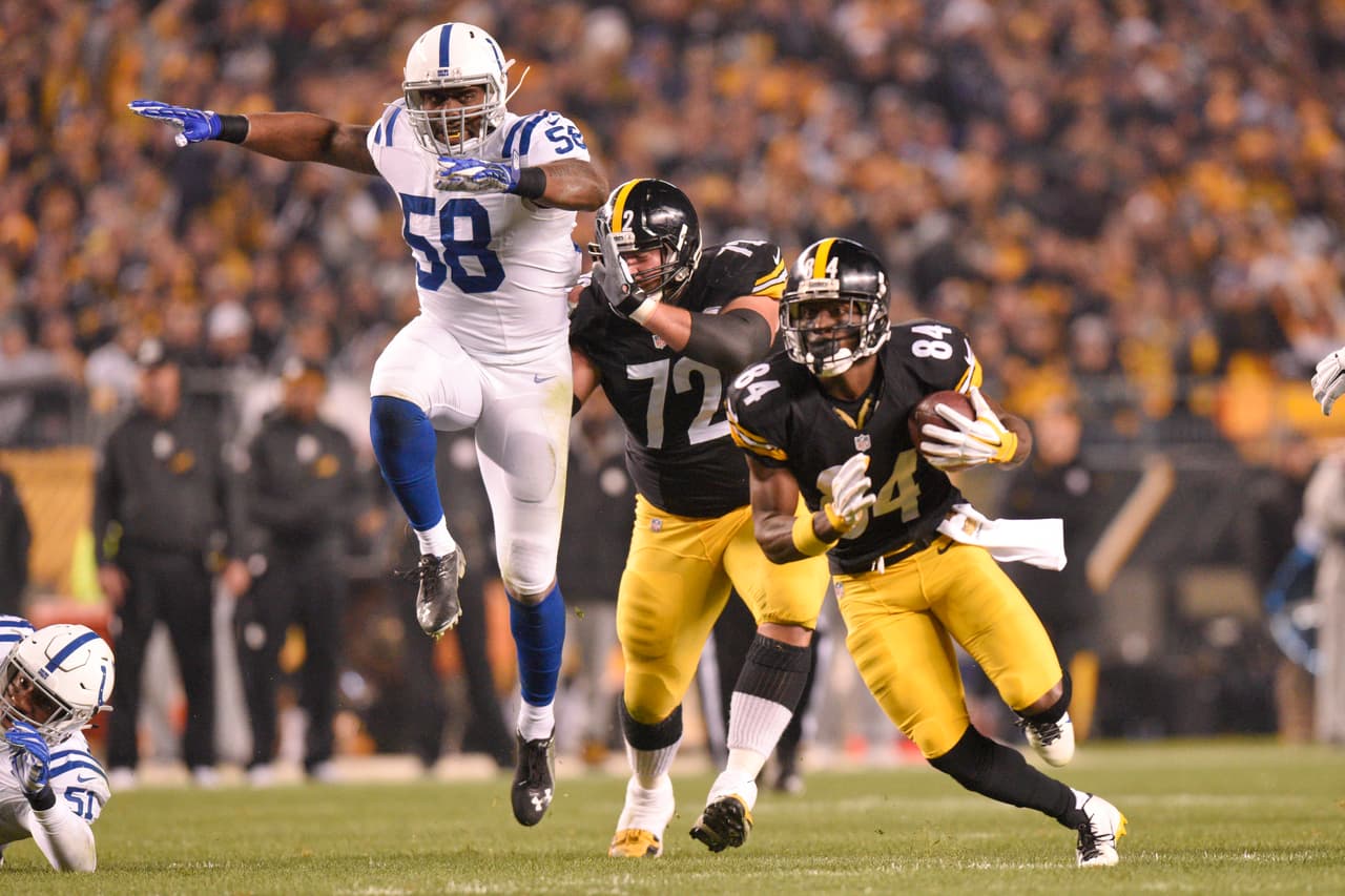 Los Steelers mantienen su paso para poder llegar a la postemporada al derrotar por apabullante marcador de 45-10 a los Colts. Checa las mejores tomas de este partido.