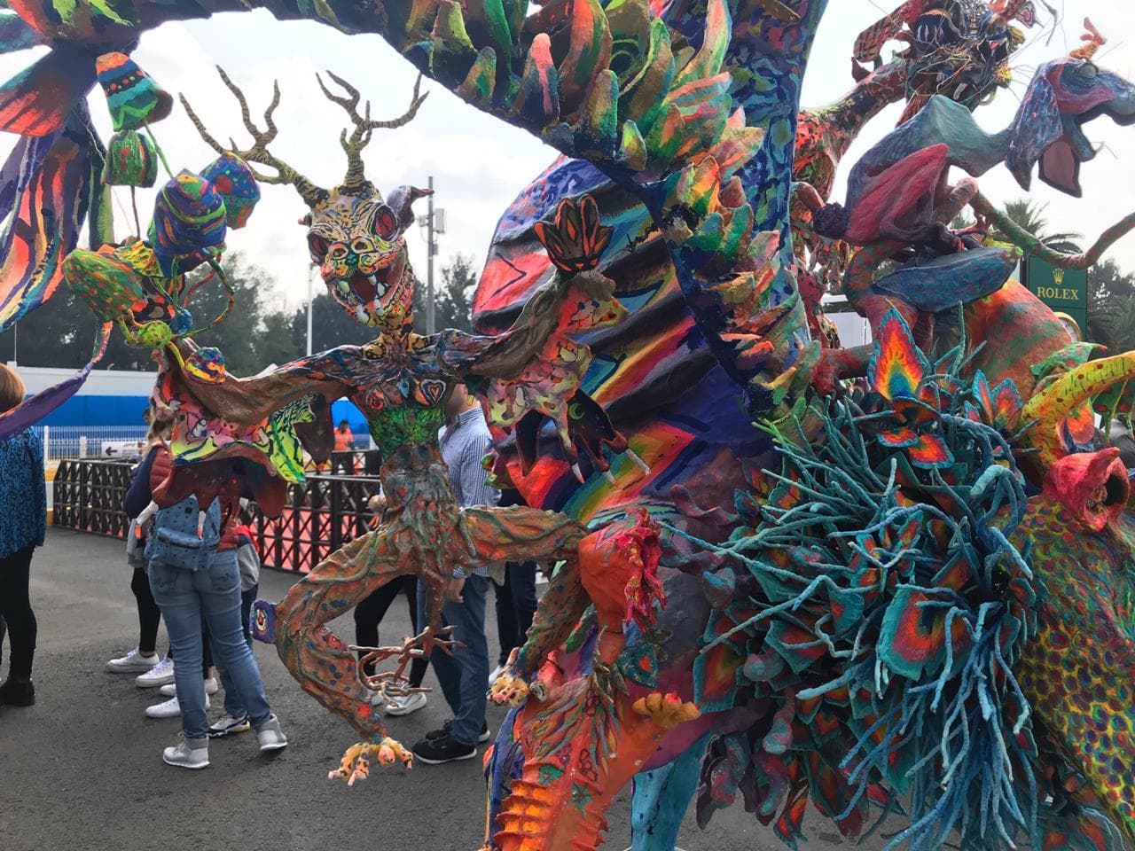 Color de las clasificatorias del GP de México.