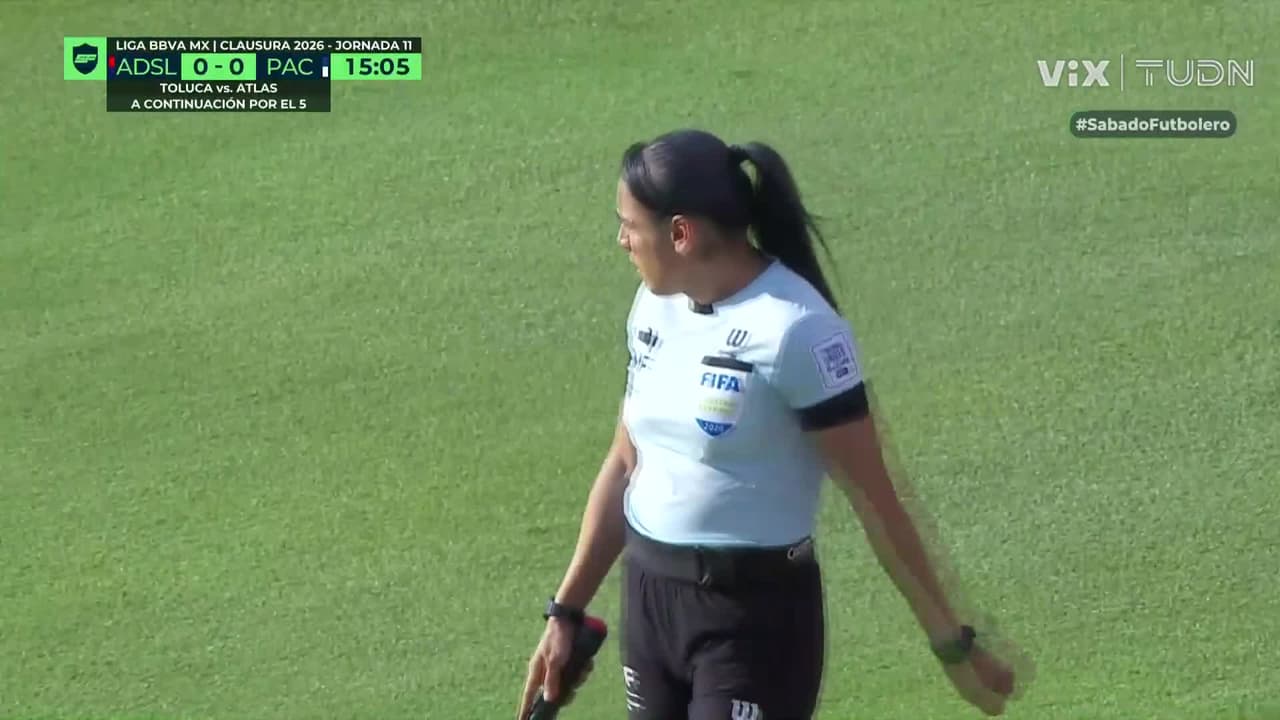 ¿Bien anulado? El gol con el que se adelantaba Pachuca vs. San Luis