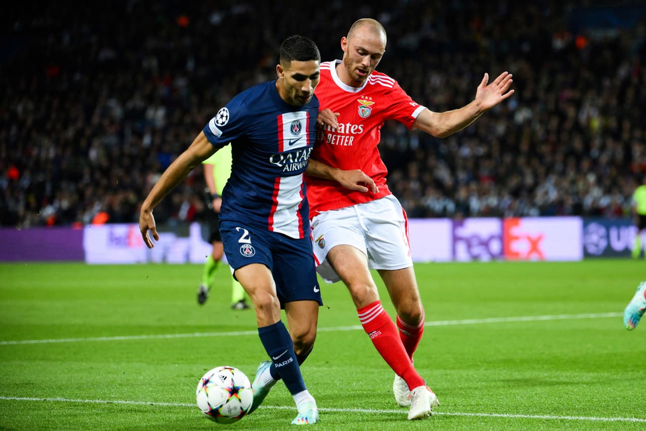 PSG vs Benfica en Champions League