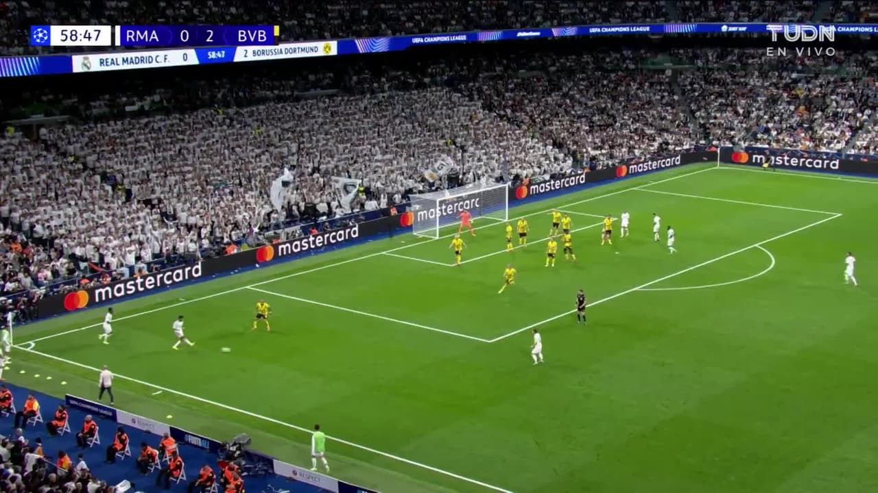 ¡GOL!  anota para Real Madrid. Antonio Rüdiger
