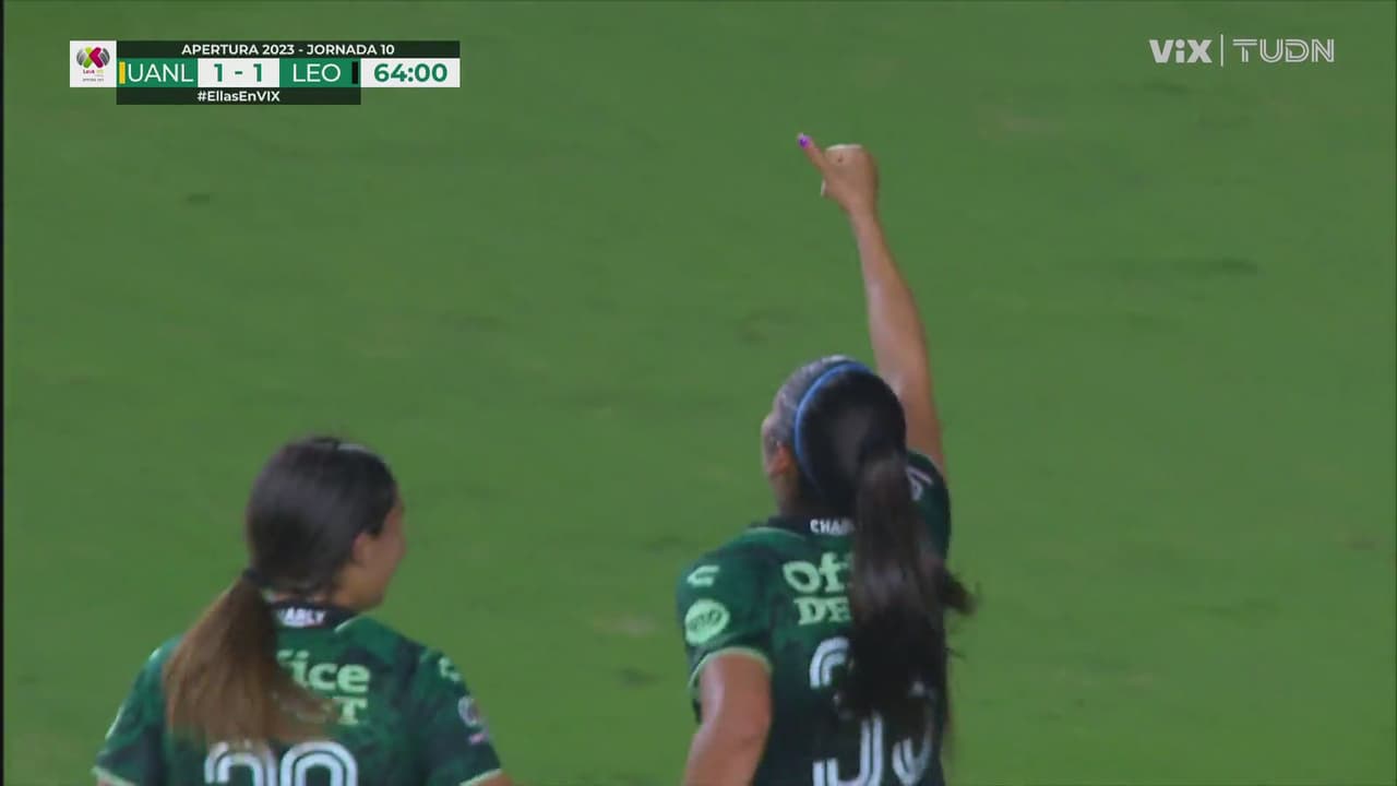 ¡Gol de León! Yashira iguala el marcador 1-1 ante Tigres